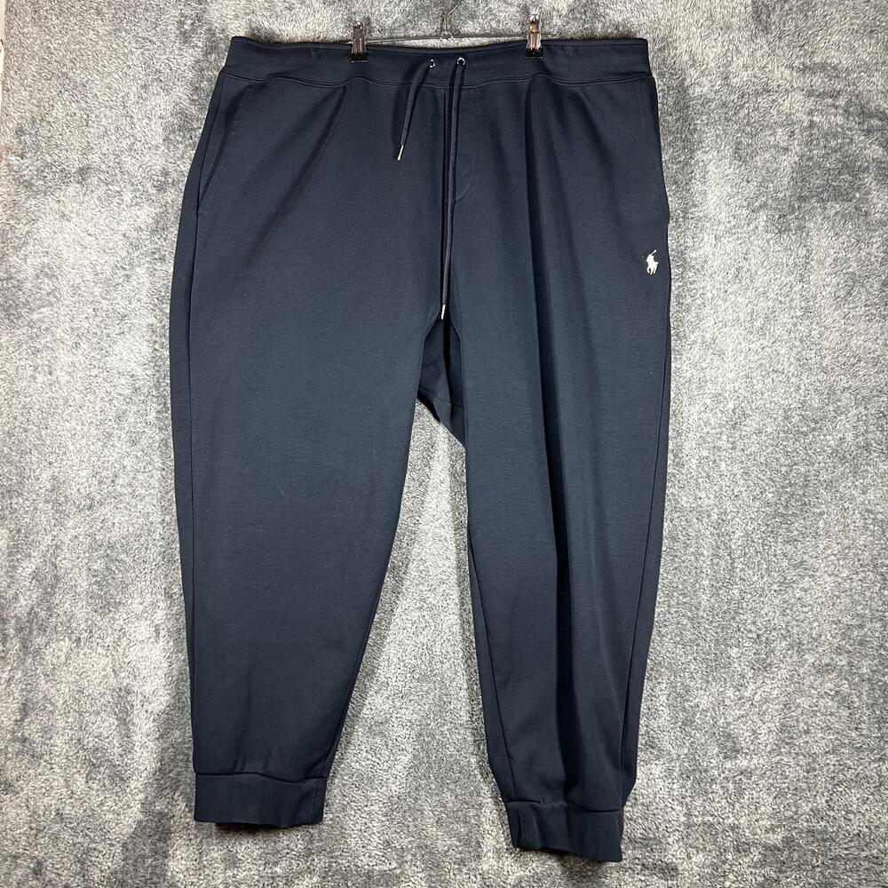 Polo Ralph Lauren Pants Mens 3XL Blue Jogger Cotton Polyester Drawstring Cuffed